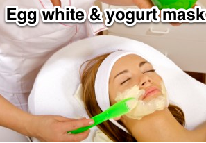 Yogurt Egg Whites Mask For Softening Skin